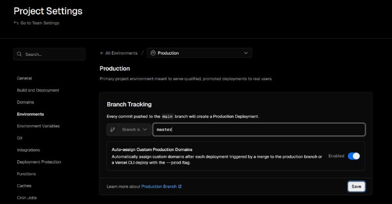 我艹 vercel太坑了我说github commit了之后，网页不更新，一看，commit部署到preview环境之下了