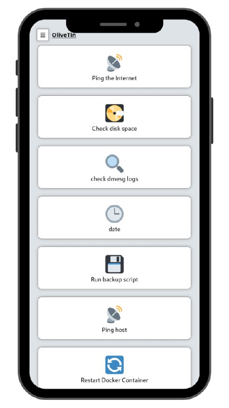 OliveTin: 脚本命令面板一个简单粗暴的面板如图所示可能还是有点实用的😘 OliveTin🧐 频道资源合集  😄 恰饭推荐  💬 群组#programmingOliveTin: 脚本命令面板一个简单粗暴的面板如图所示可能还是有点实用的😘 OliveTin🧐 频道资源合集  😄 恰饭推荐  💬 群组#programming